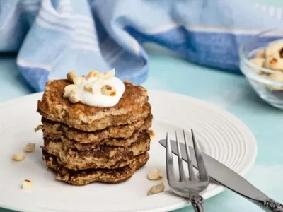 pancakes potiron et noisettes